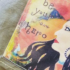 Vintage-Addiction Brand "Be your own hero" Totebag